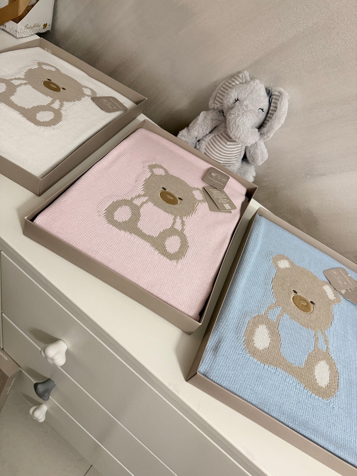 Coperta teddy in filo