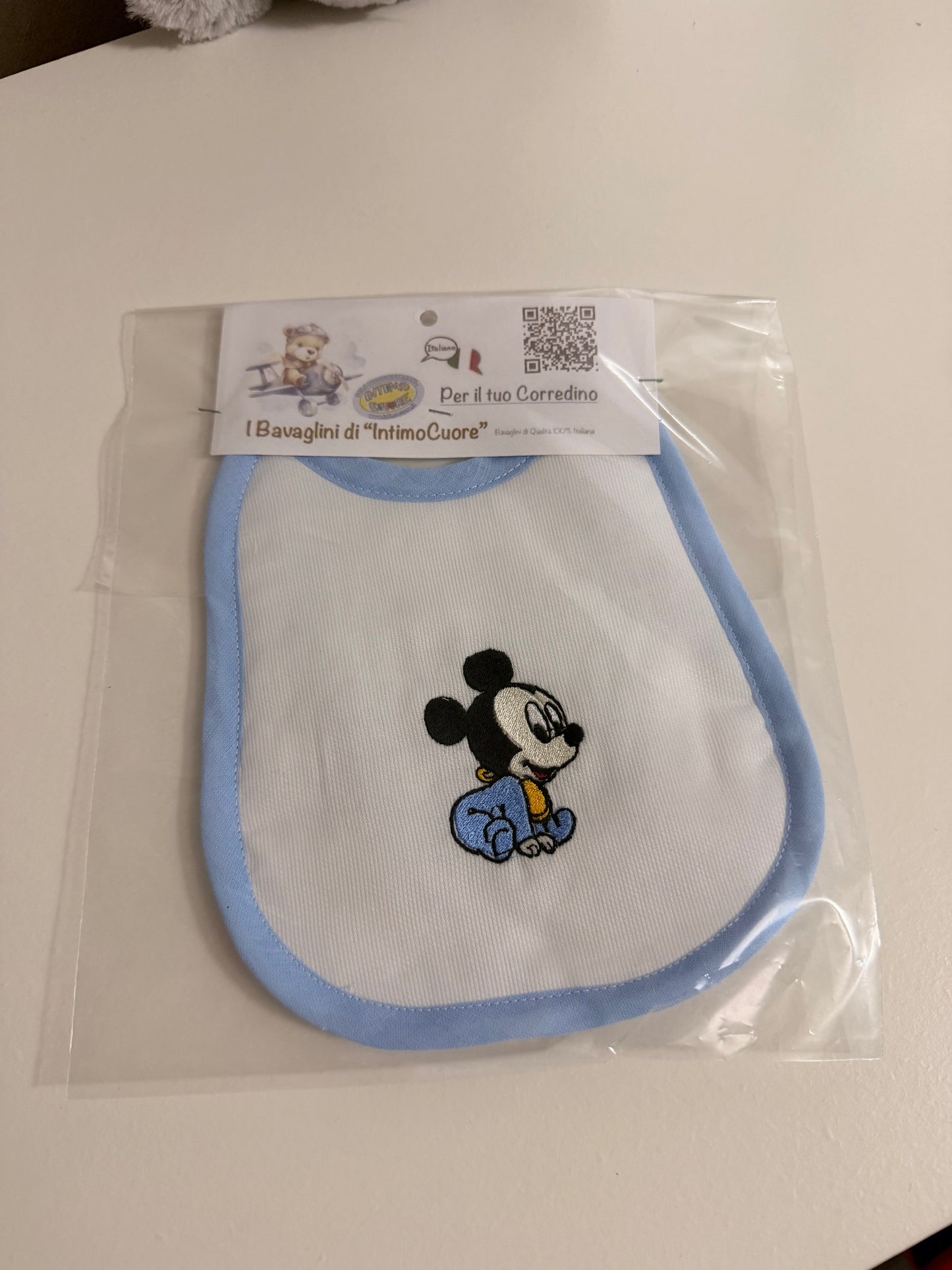 Bavetta disney ricamata