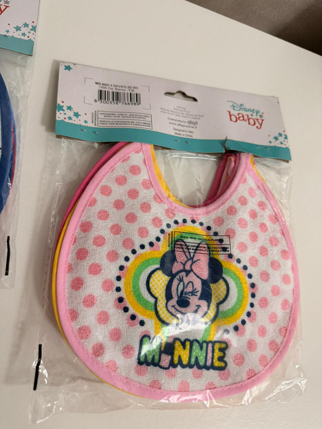 Bavette Disney Minni e topolino in busta