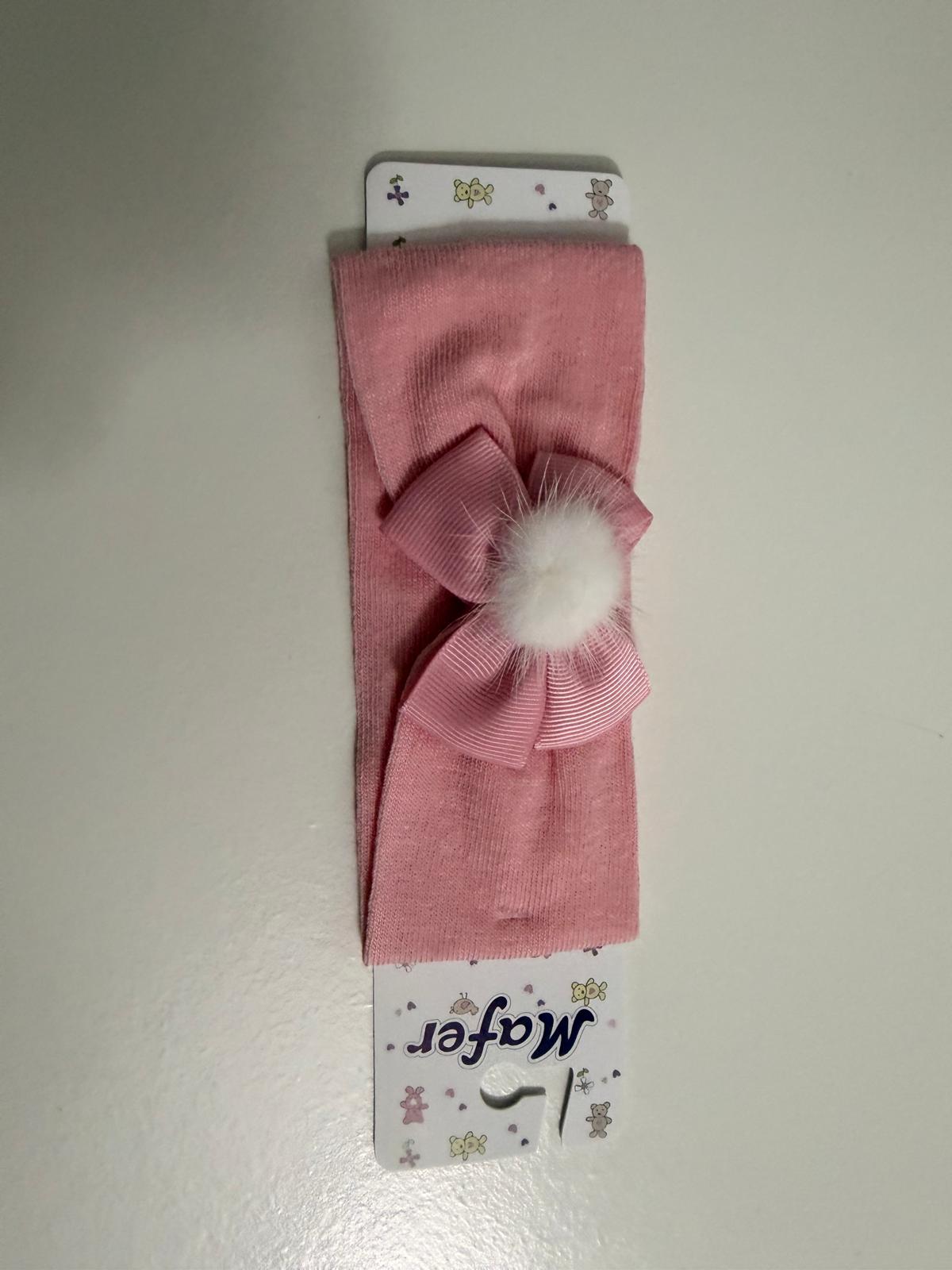 fascia pon pon fiocco