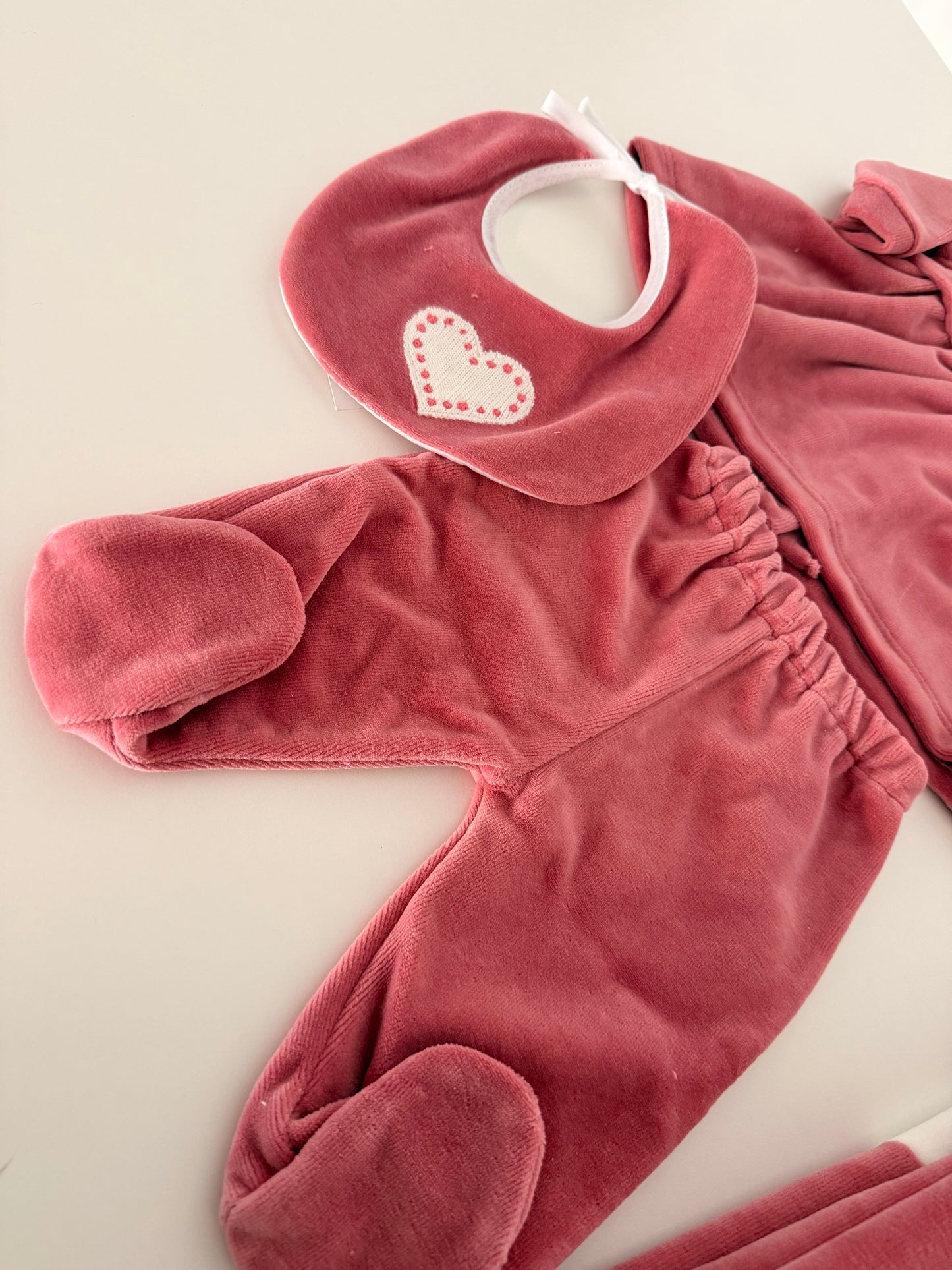 set completo in ciniglia Rosa