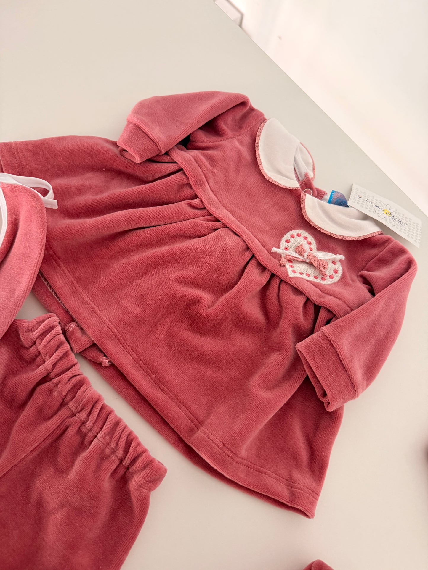 set completo in ciniglia Rosa