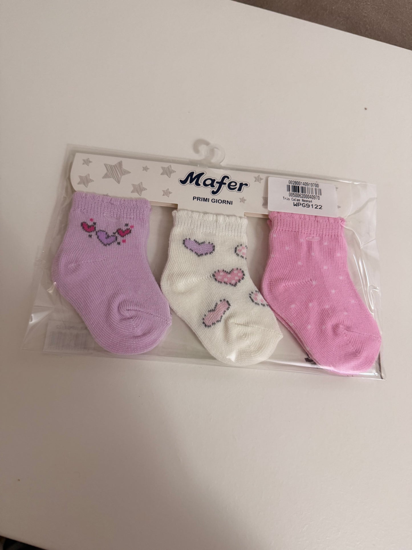 calzini in cotone neonato