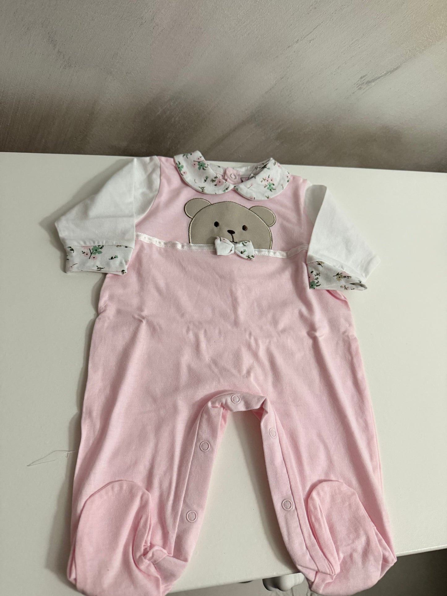 tutina teddy fiocco