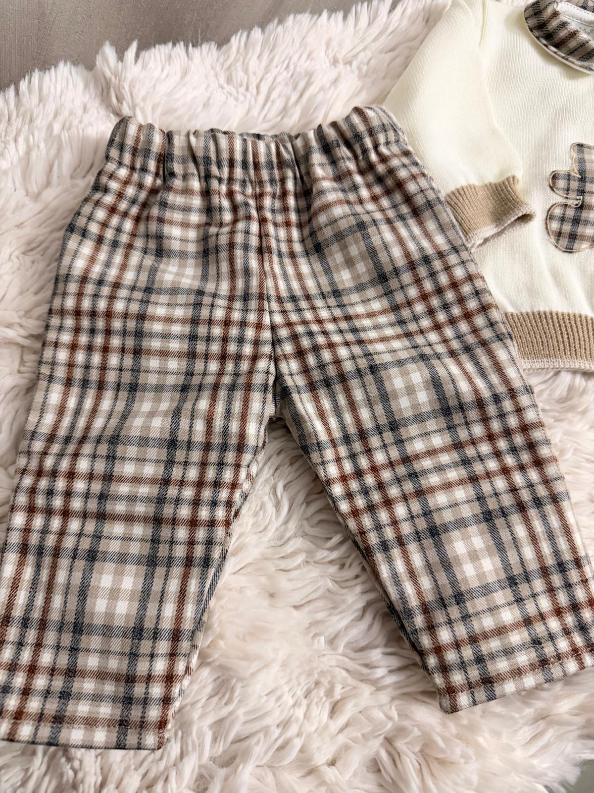 Teddy scacchi linea cuoricino mio