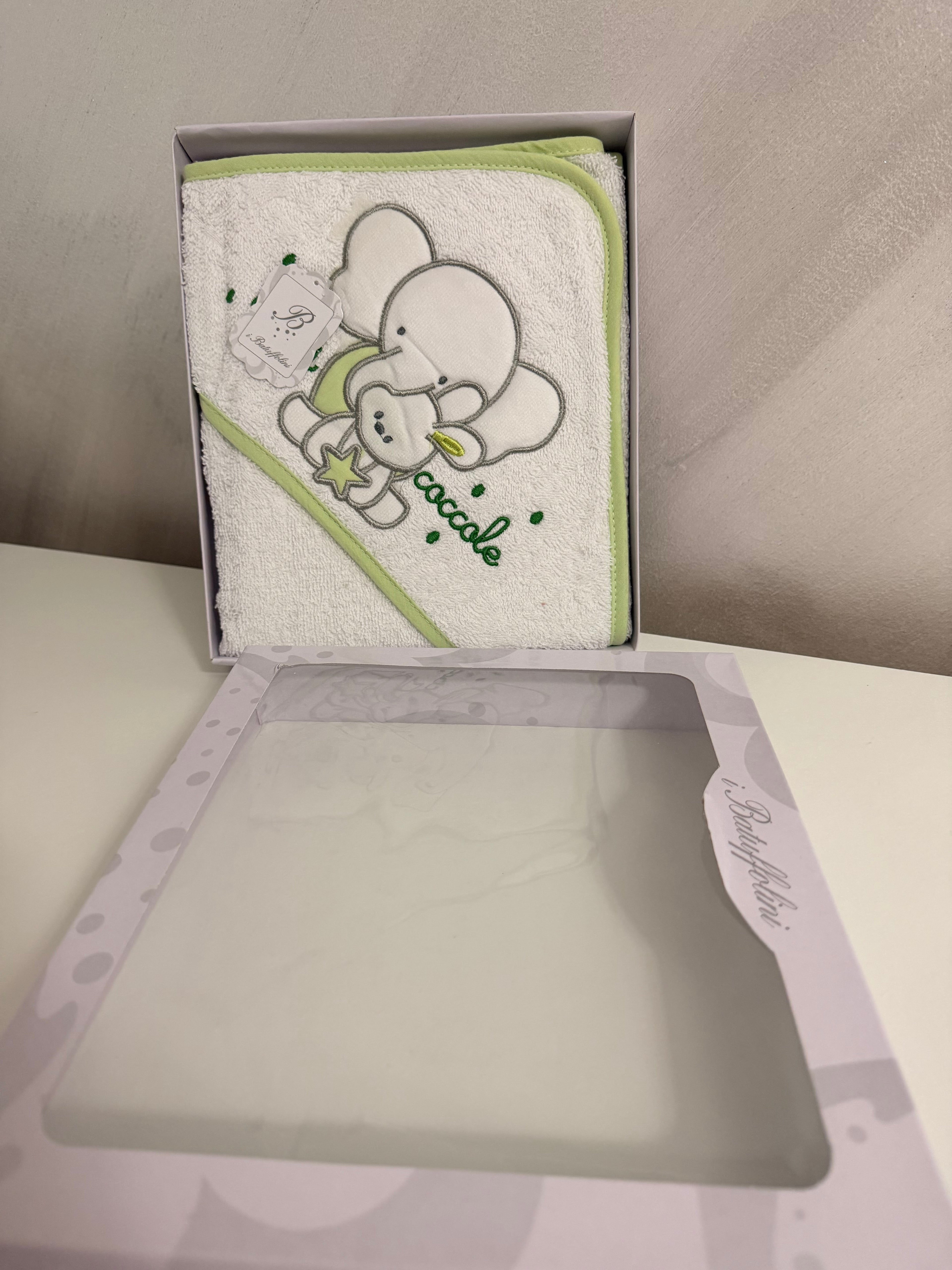 accappatoio triangolo coccole