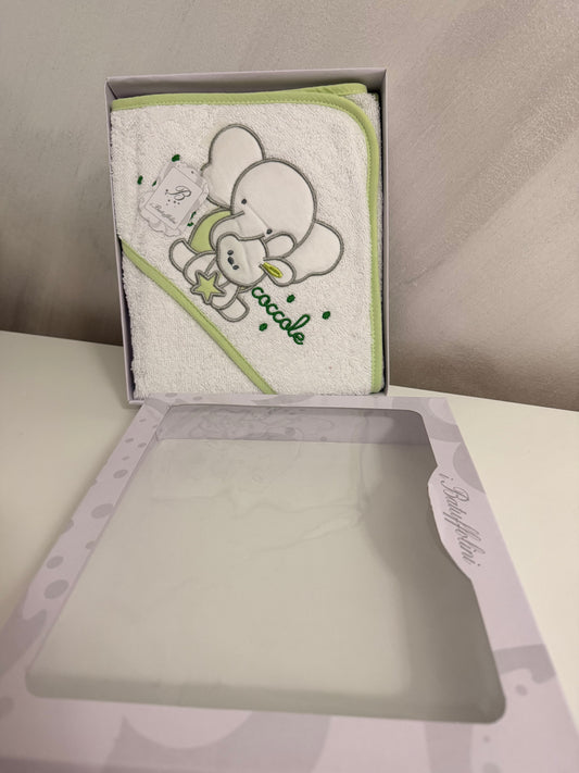 accappatoio triangolo coccole