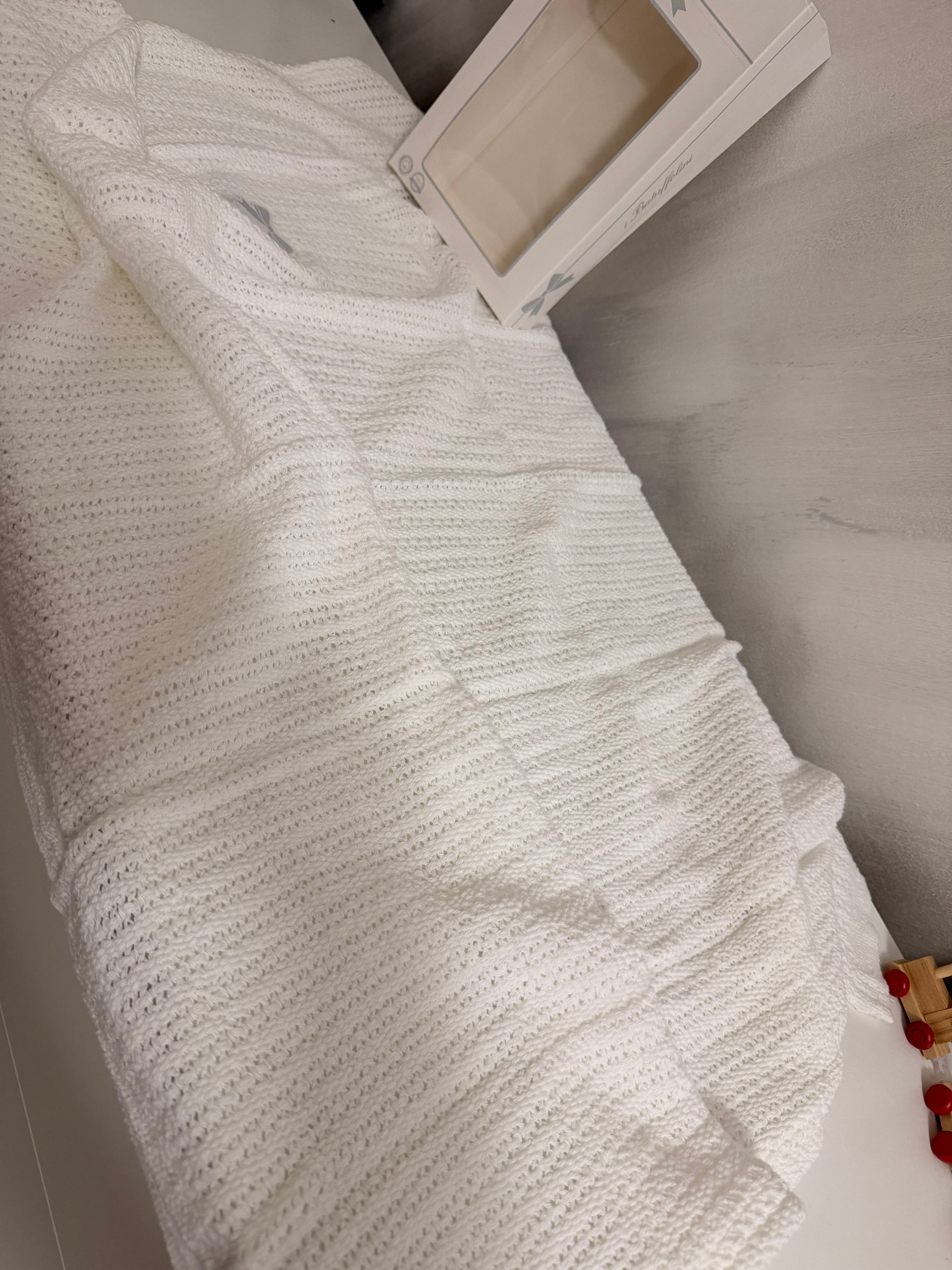 Coperta in filo di cotone