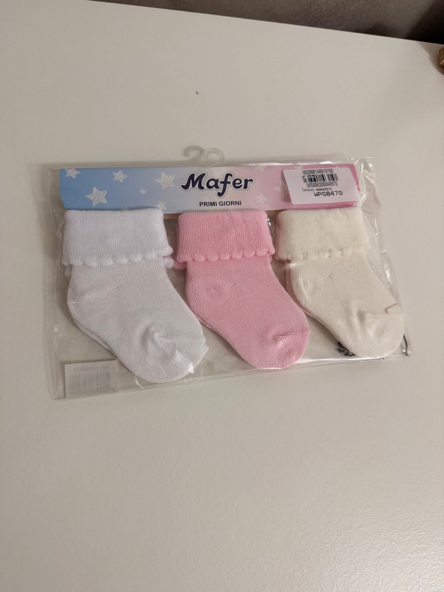 calzini in cotone neonato