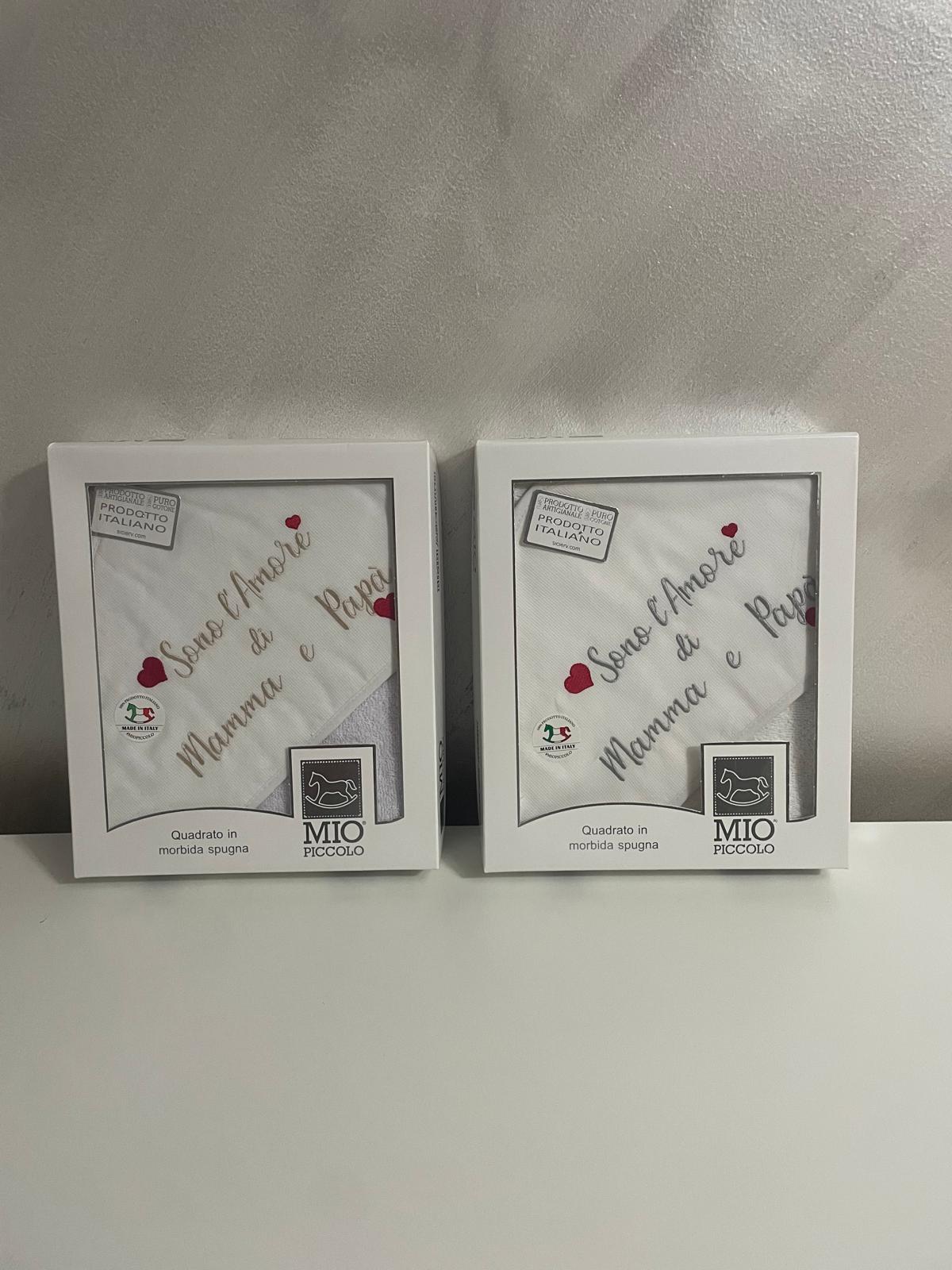 Accappatoio triangolo amore mamma e papà