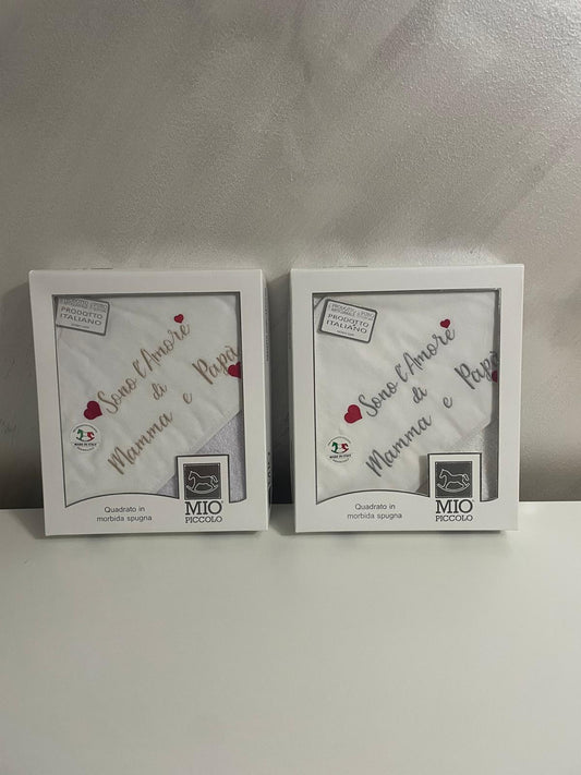 Accappatoio triangolo amore mamma e papà