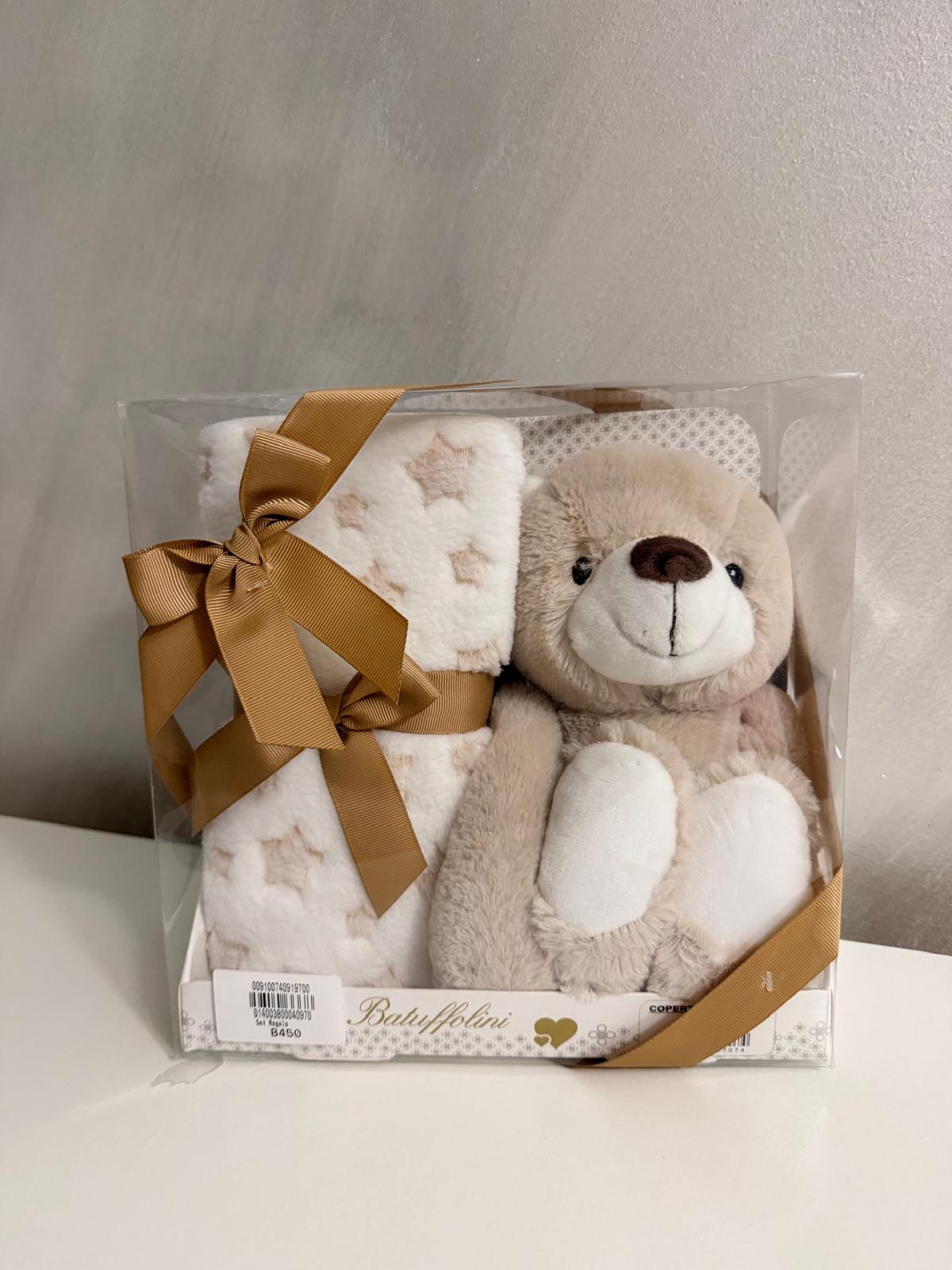 Peluche e coperta