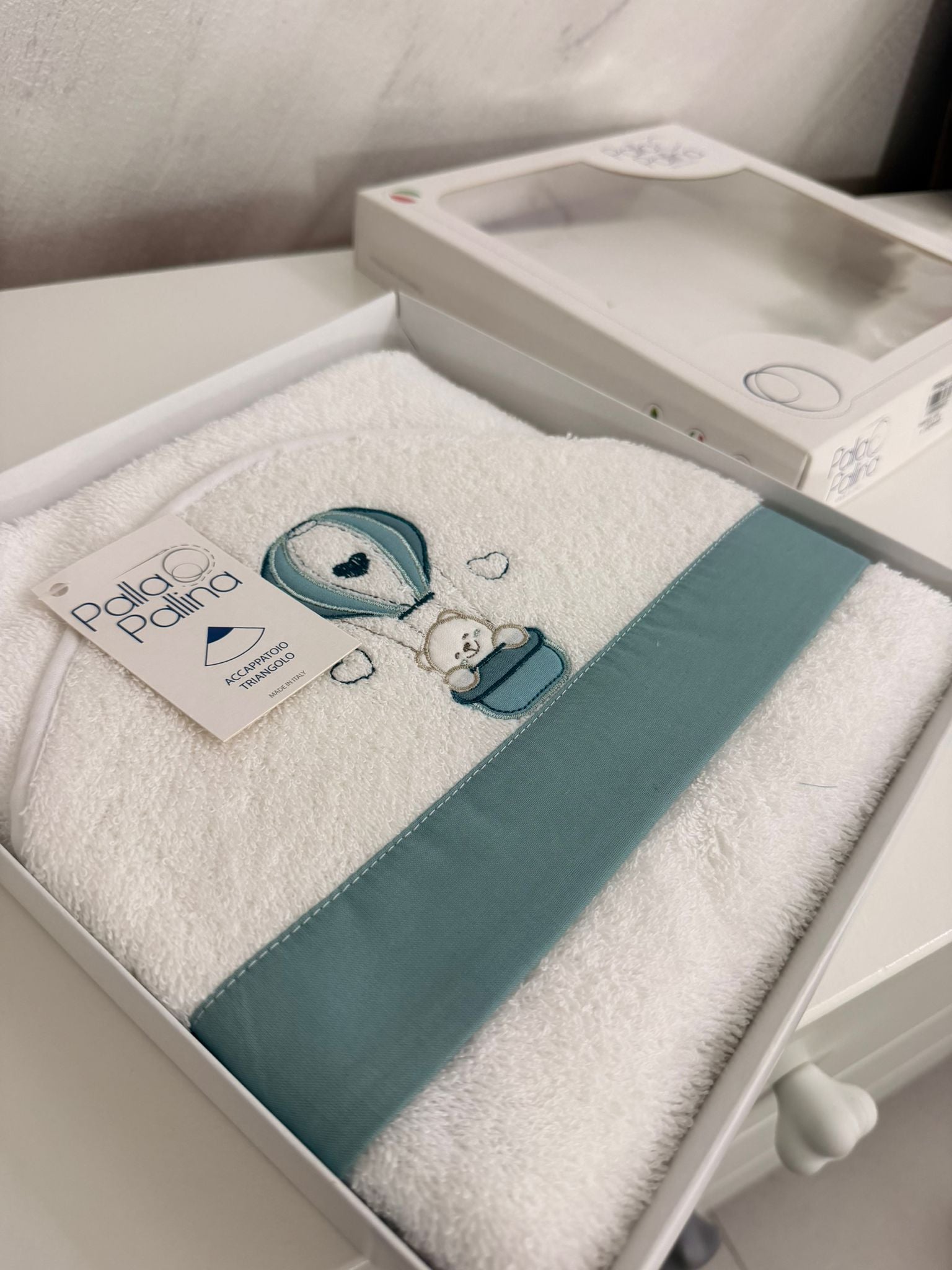 Accappatoio mongolfiera palla pallina