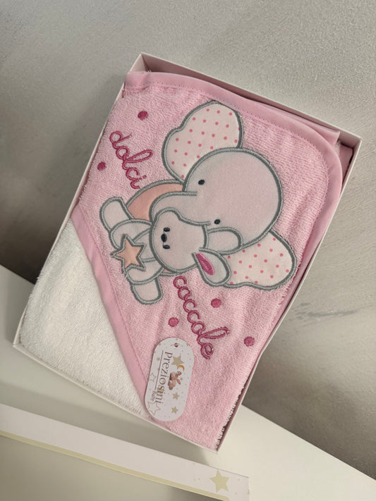 accappatoio triangolo dolci coccole