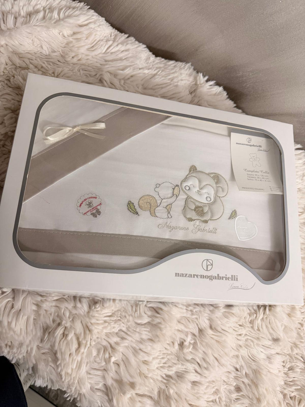Lenzuolo Nazareno Gabrielli culletta\carrozzina