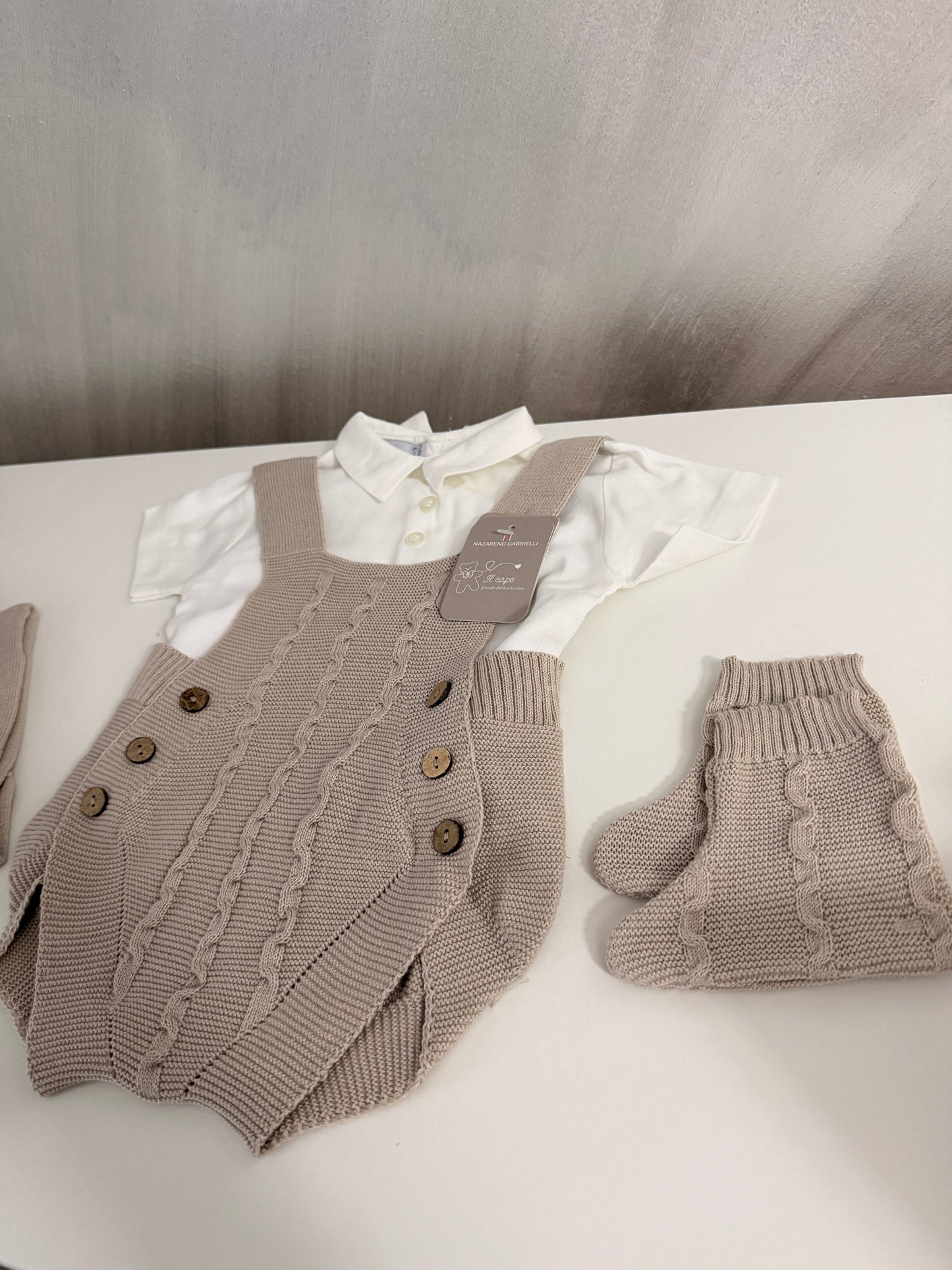 Pagliaccetto beige