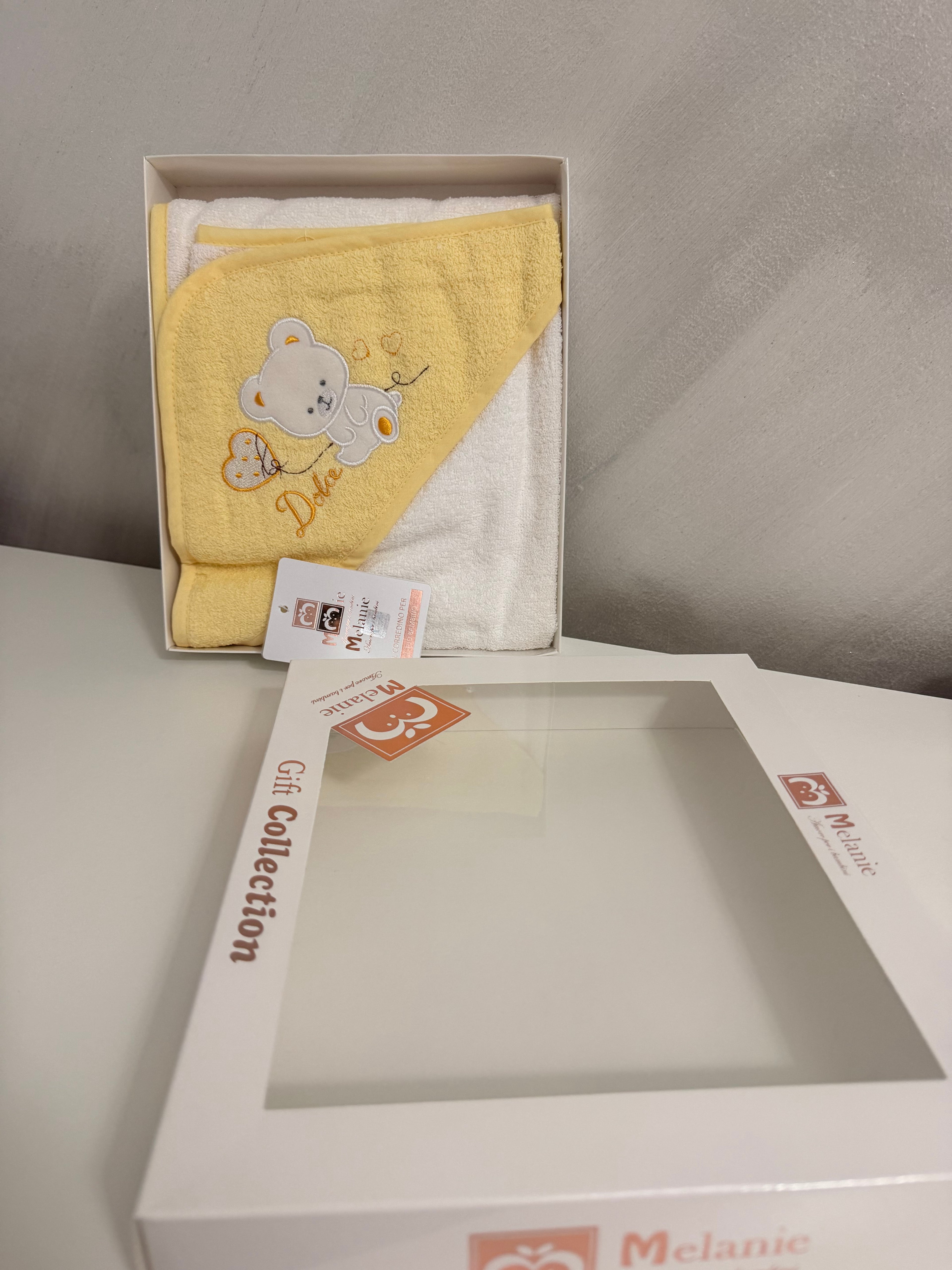 accappatoio triangolo dolce