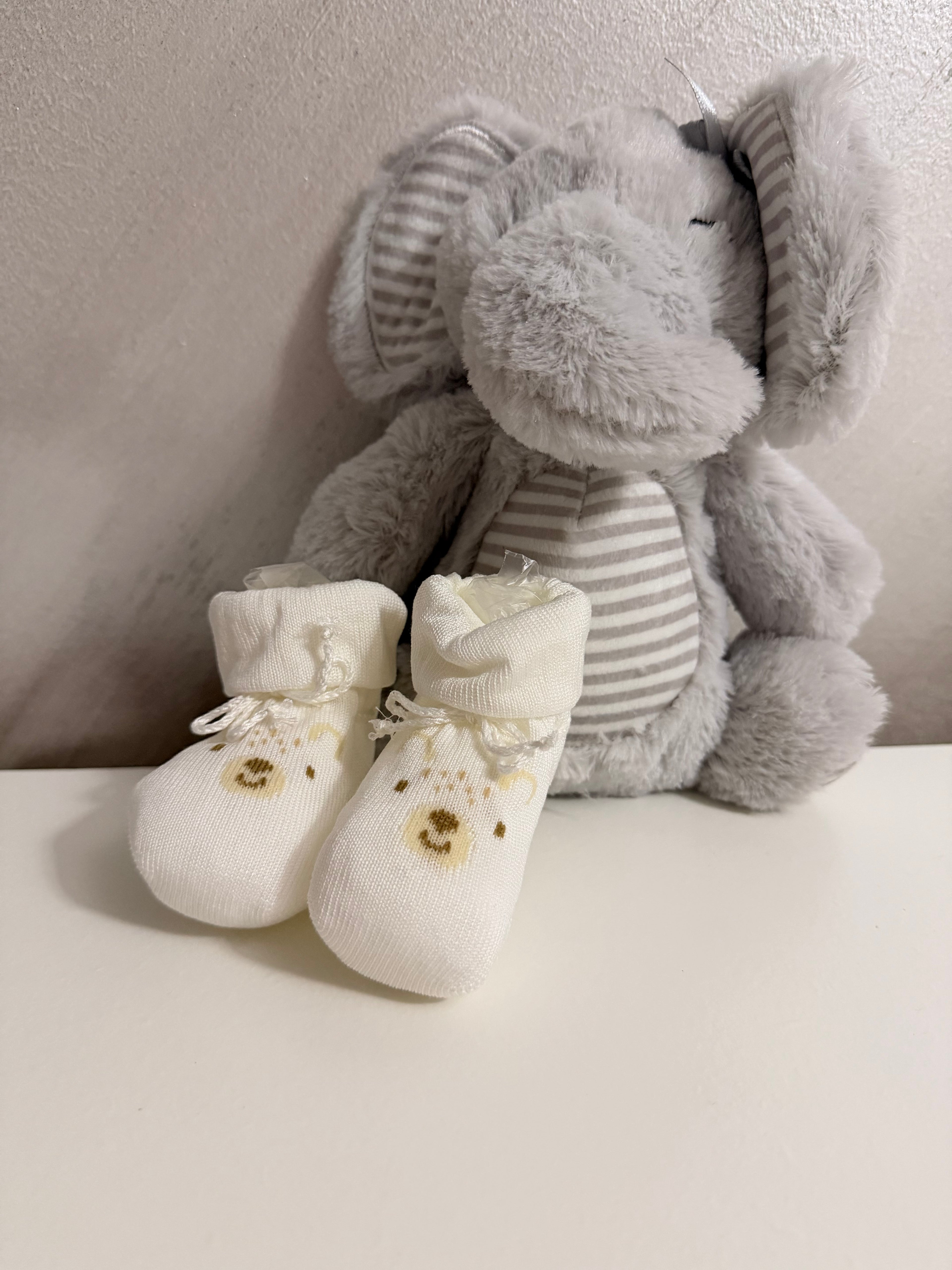 Scarpette in cotone orsetto