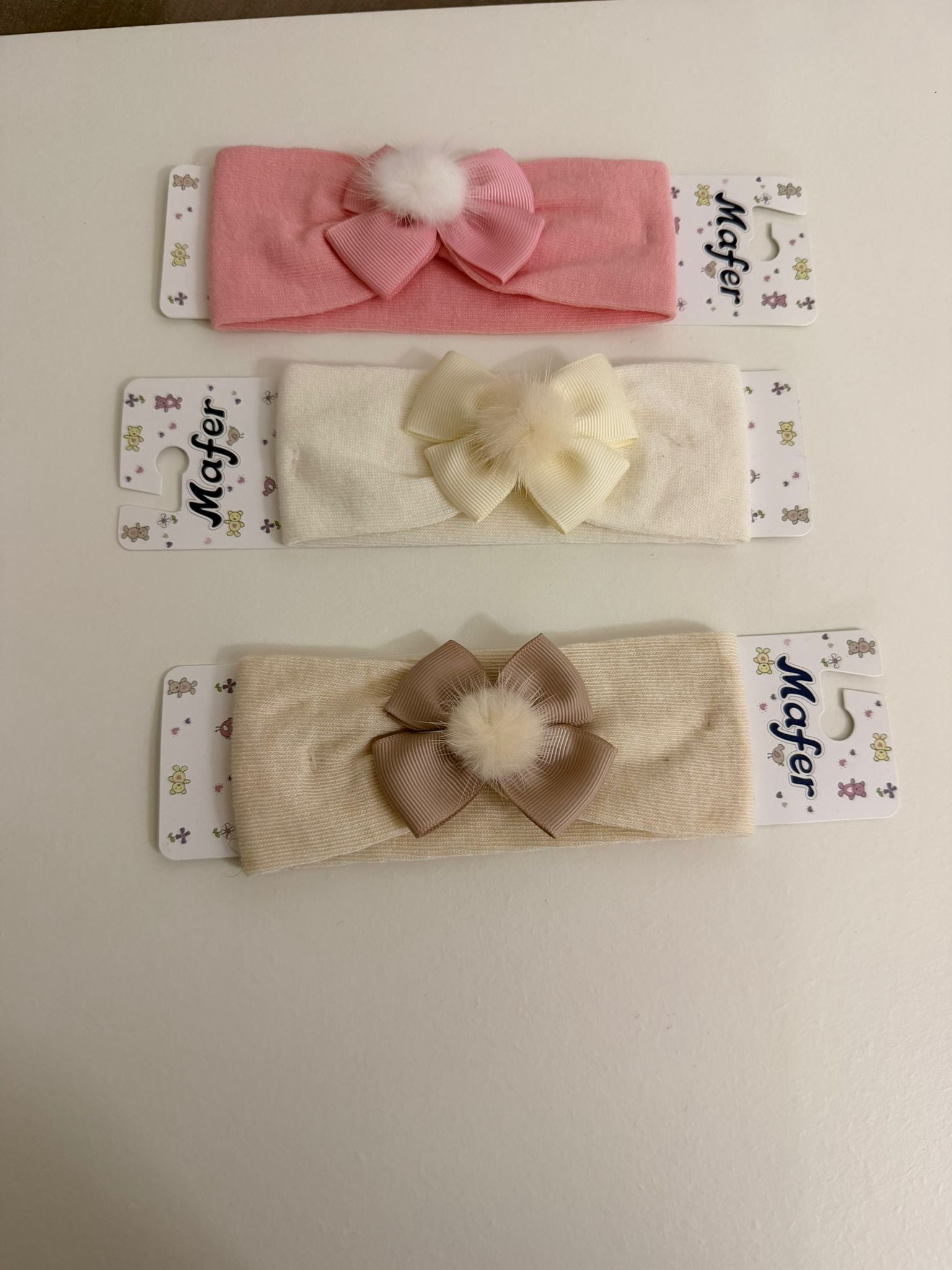 fascia pon pon fiocco