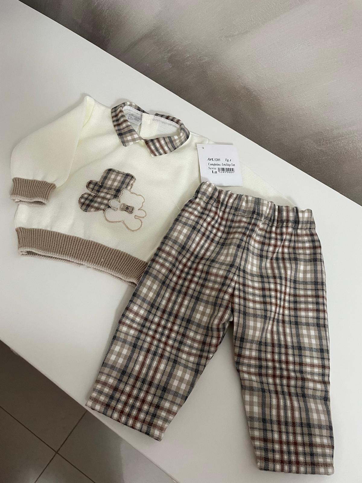 Teddy scacchi linea cuoricino mio