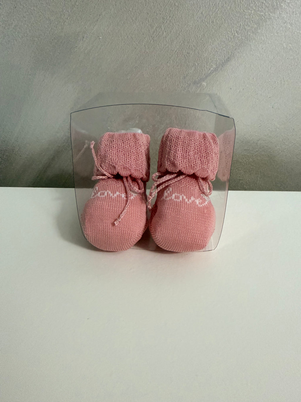 Scarpette cotone rosa