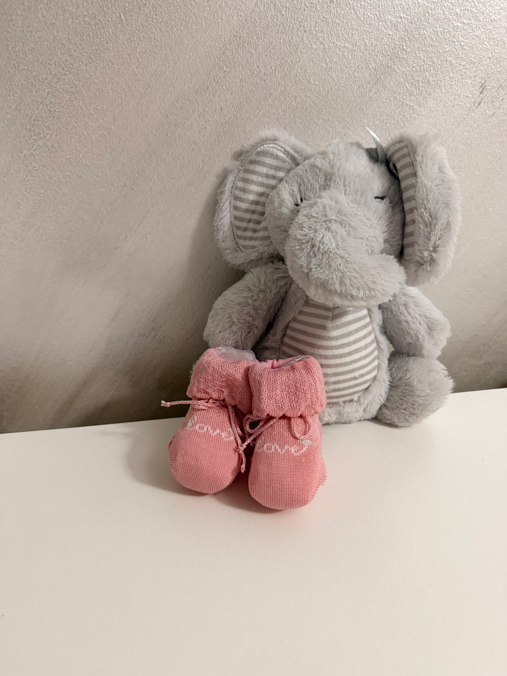 Scarpette cotone rosa