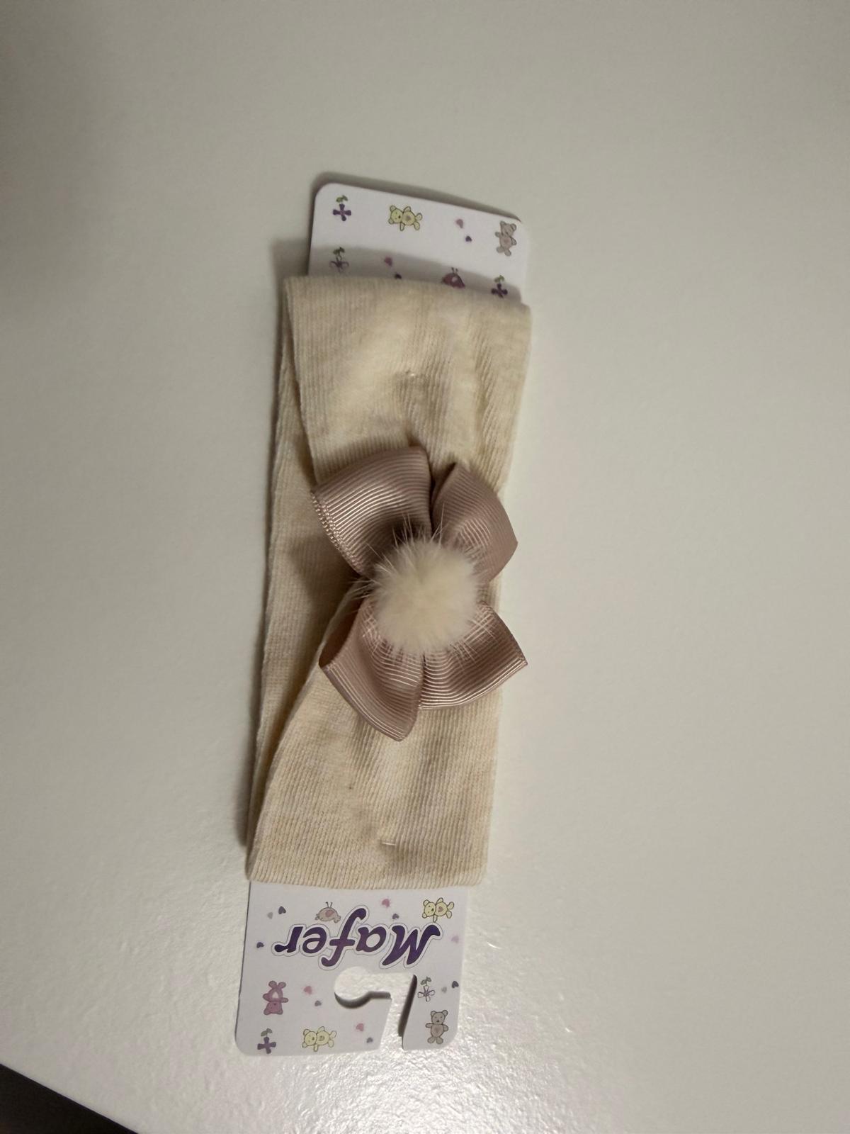 fascia pon pon fiocco