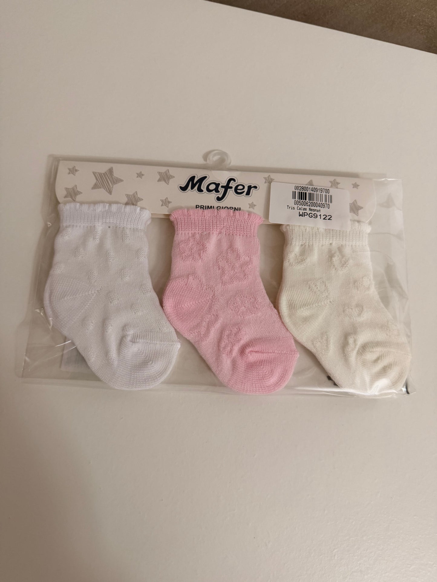 calzini in cotone neonato