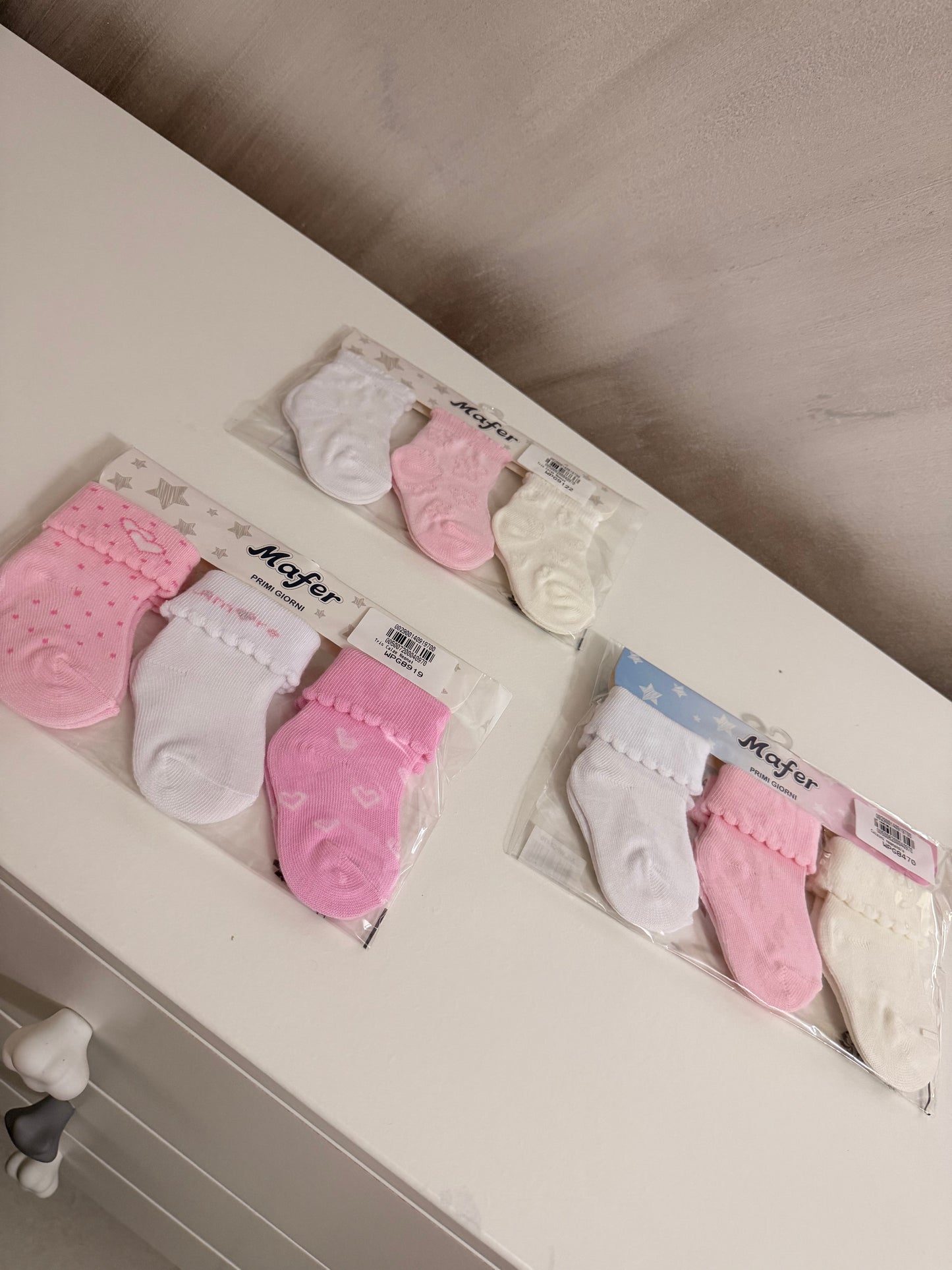 calzini in cotone neonato