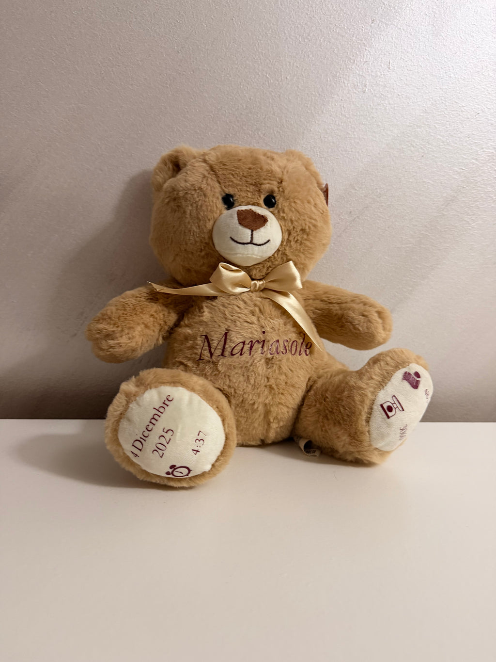 peluche personalizzato