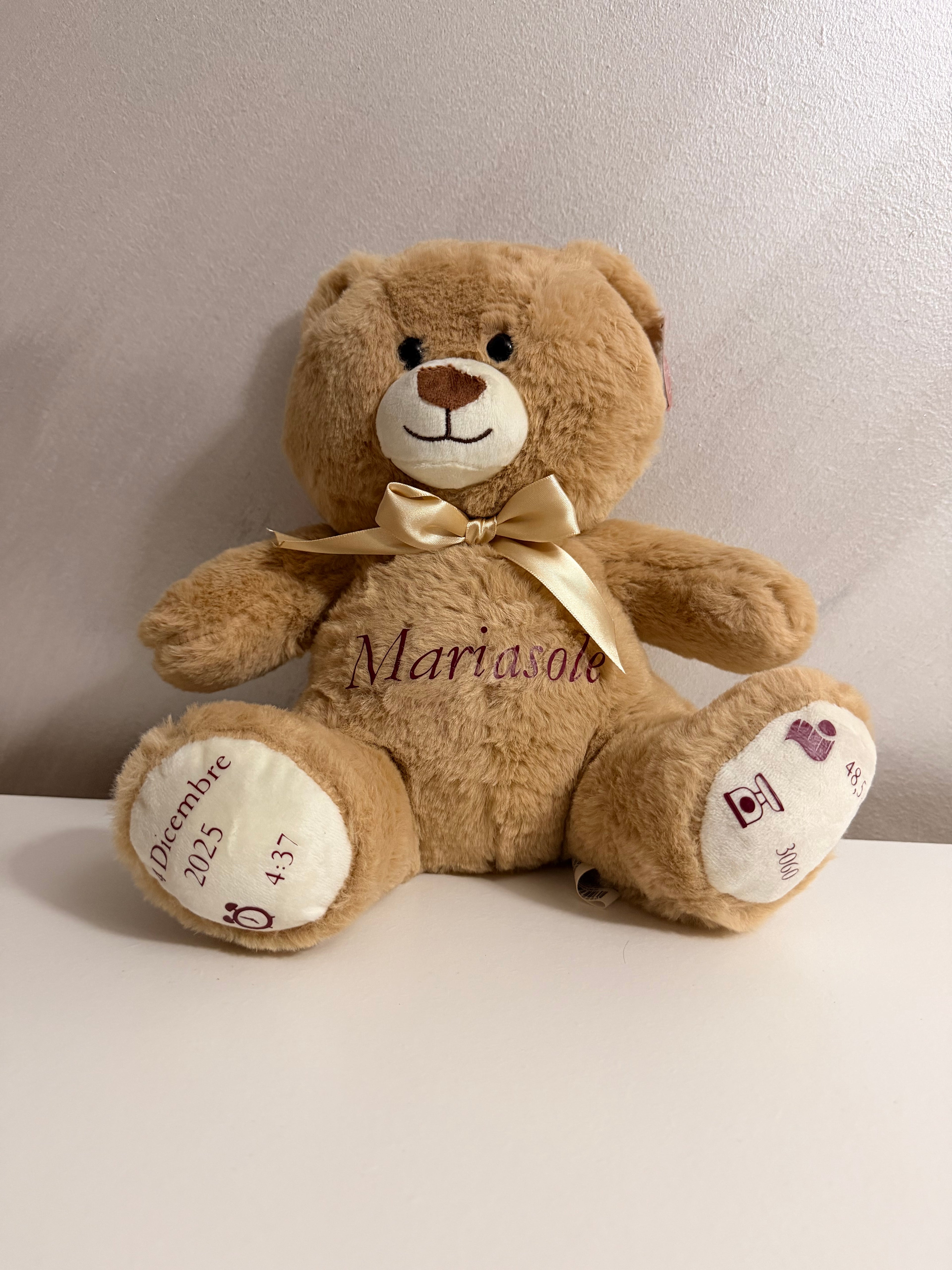 peluche personalizzato