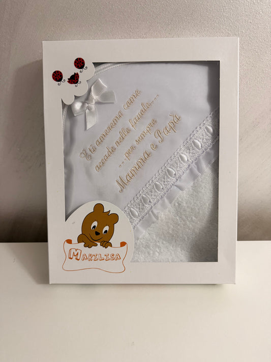 accappatoio triangolo elegante