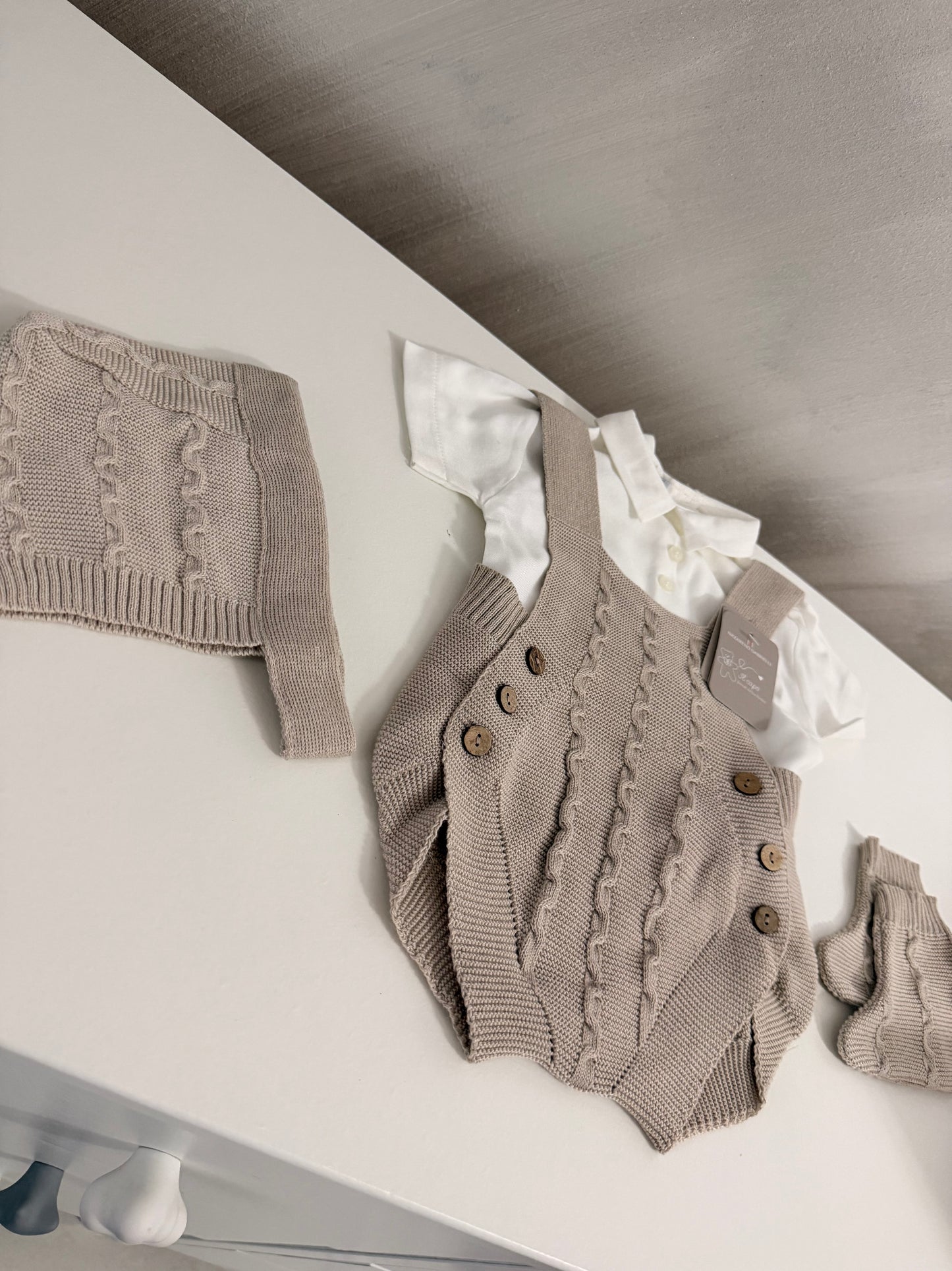Pagliaccetto beige