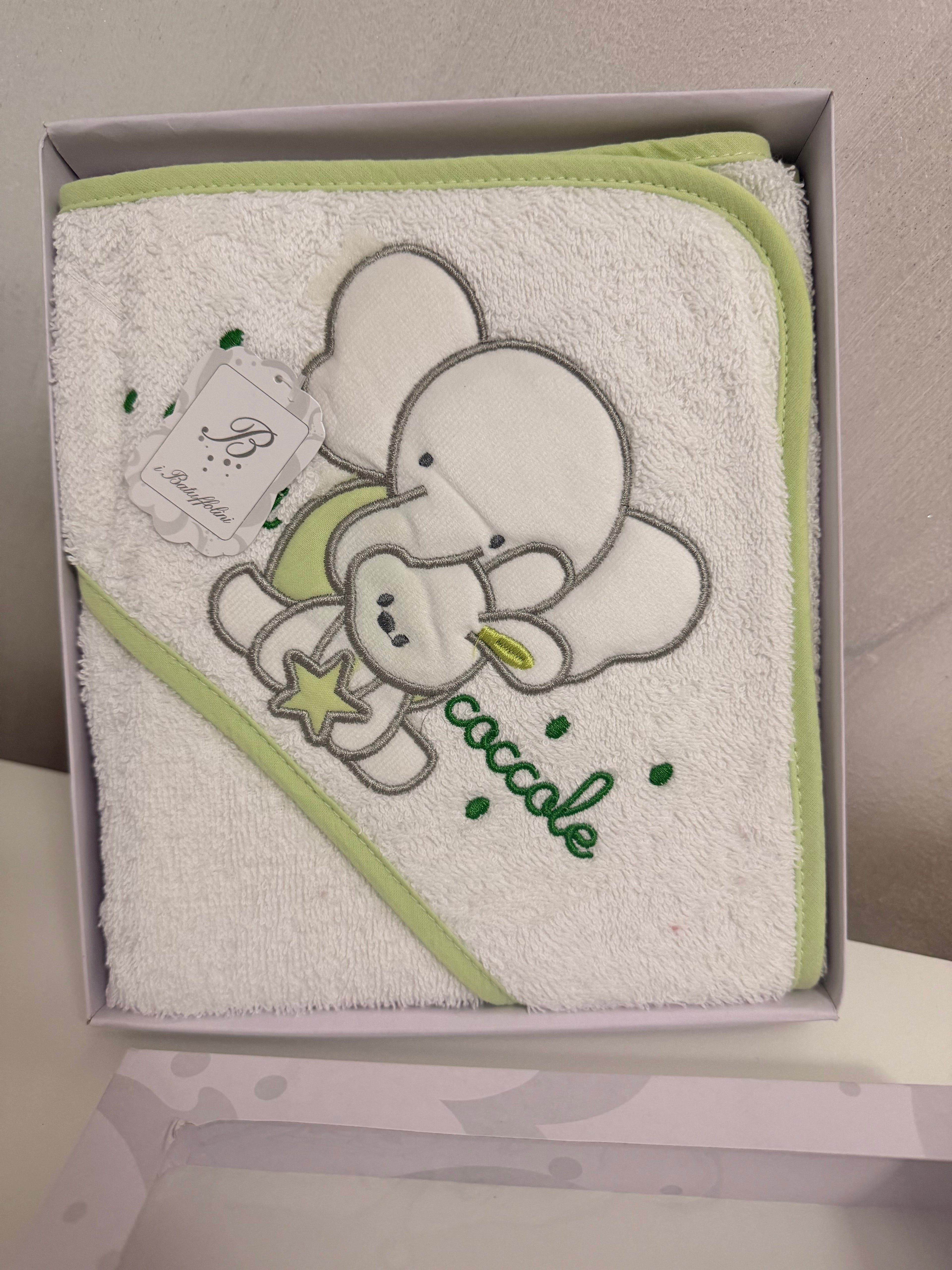 accappatoio triangolo coccole