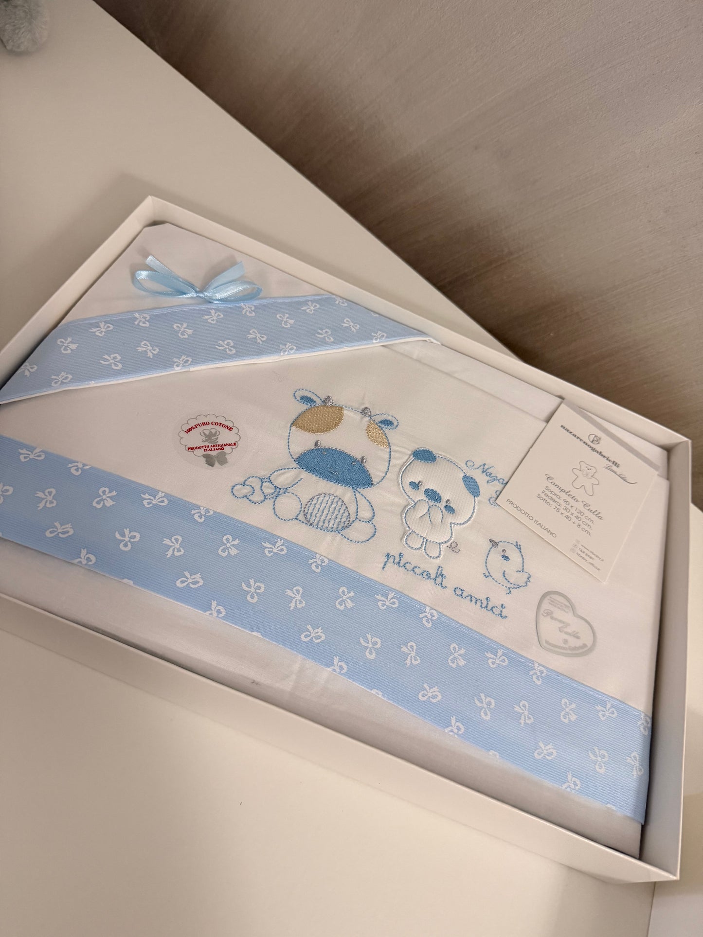 lenzuolo piccoli amici