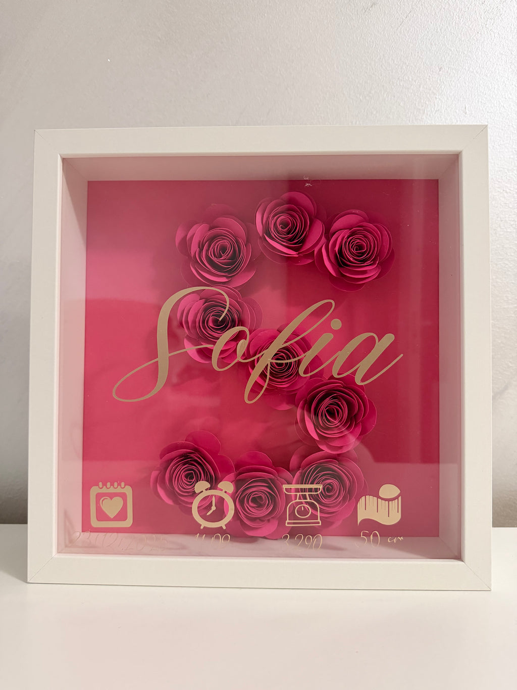 Quadretto personalizzato nascita