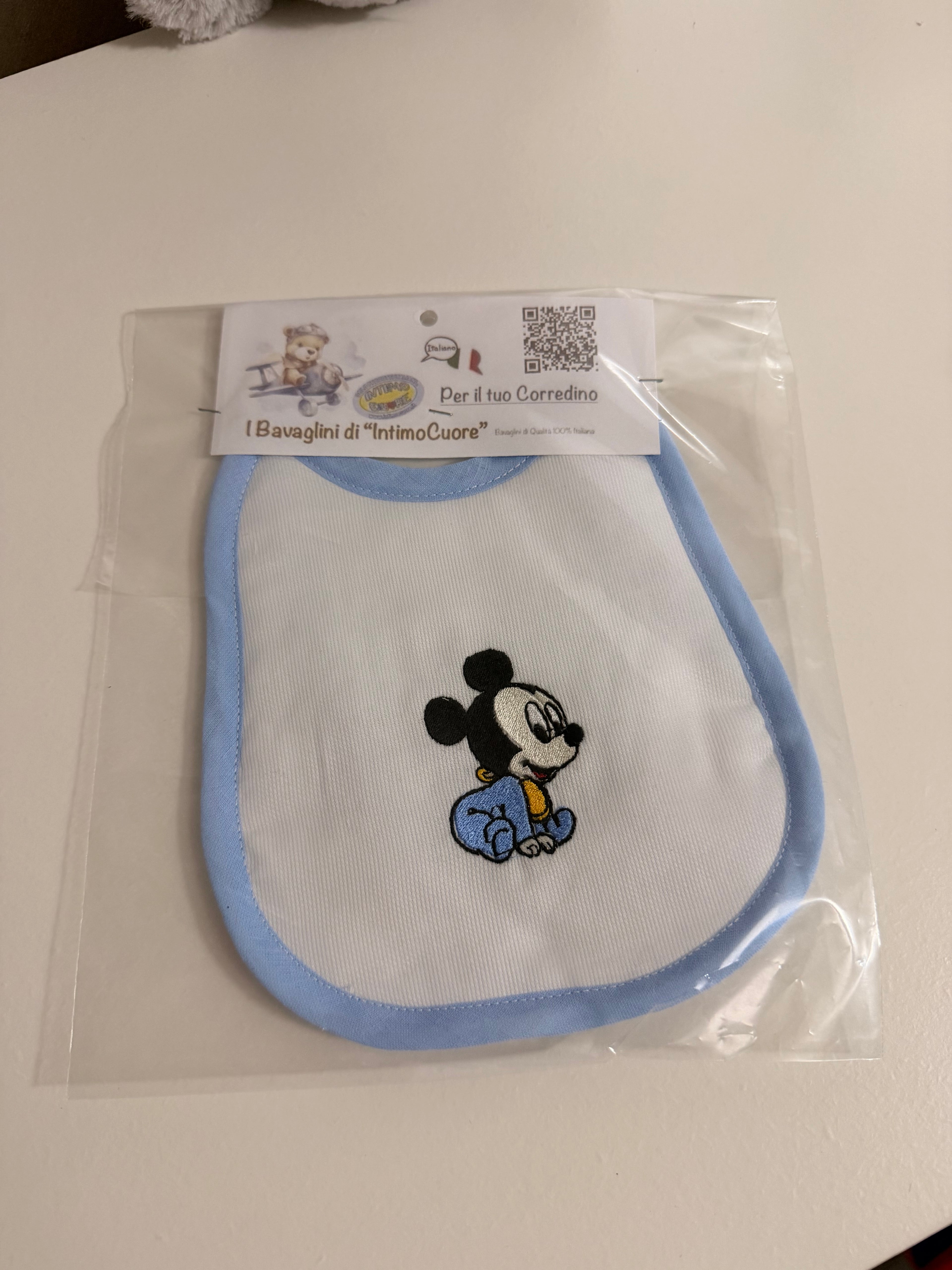 Bavetta disney ricamata