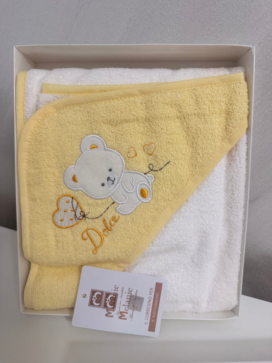 accappatoio triangolo dolce