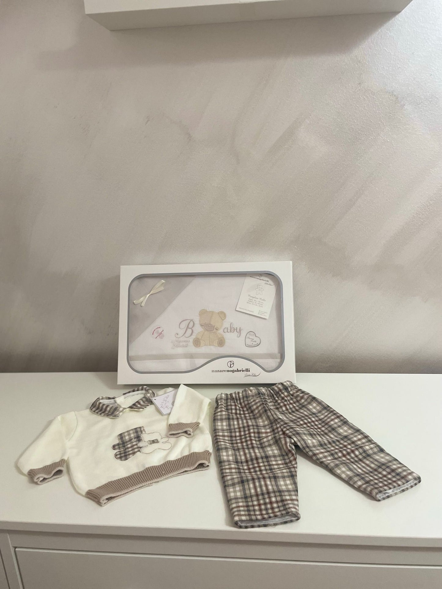 Teddy scacchi linea cuoricino mio