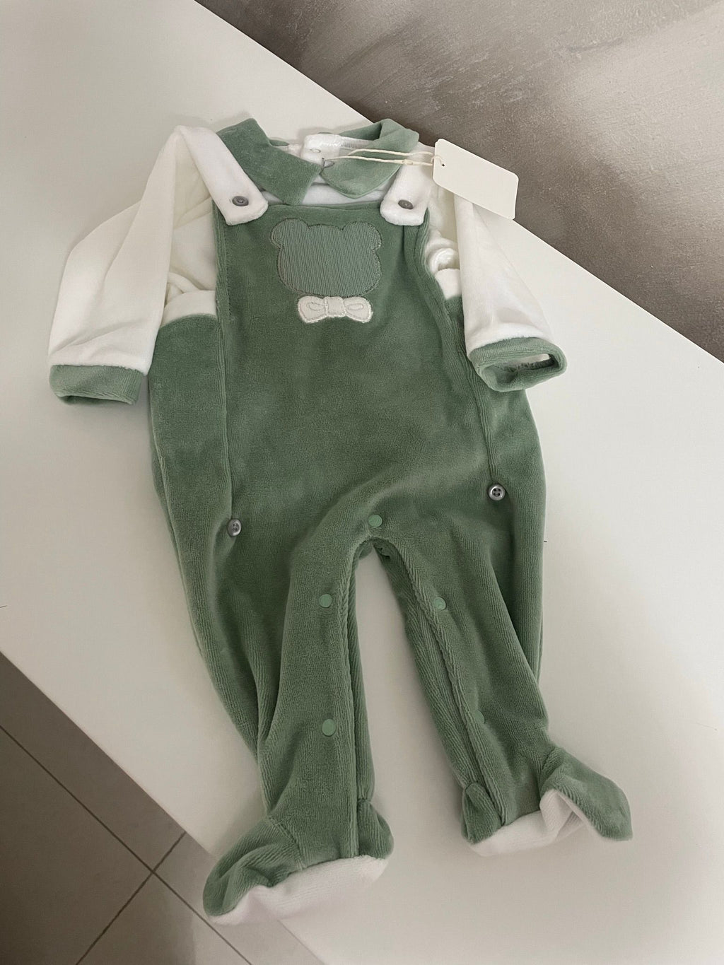 Completo tutina salopette e coperta